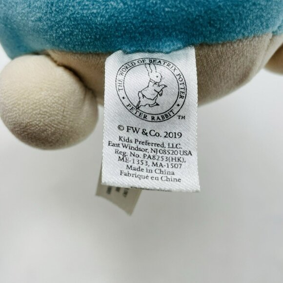 Kids Preferred Peter Rabbit Bunny Plush Toy Cuddle Pals Squishy Chubby Round - Picture 10 of 10